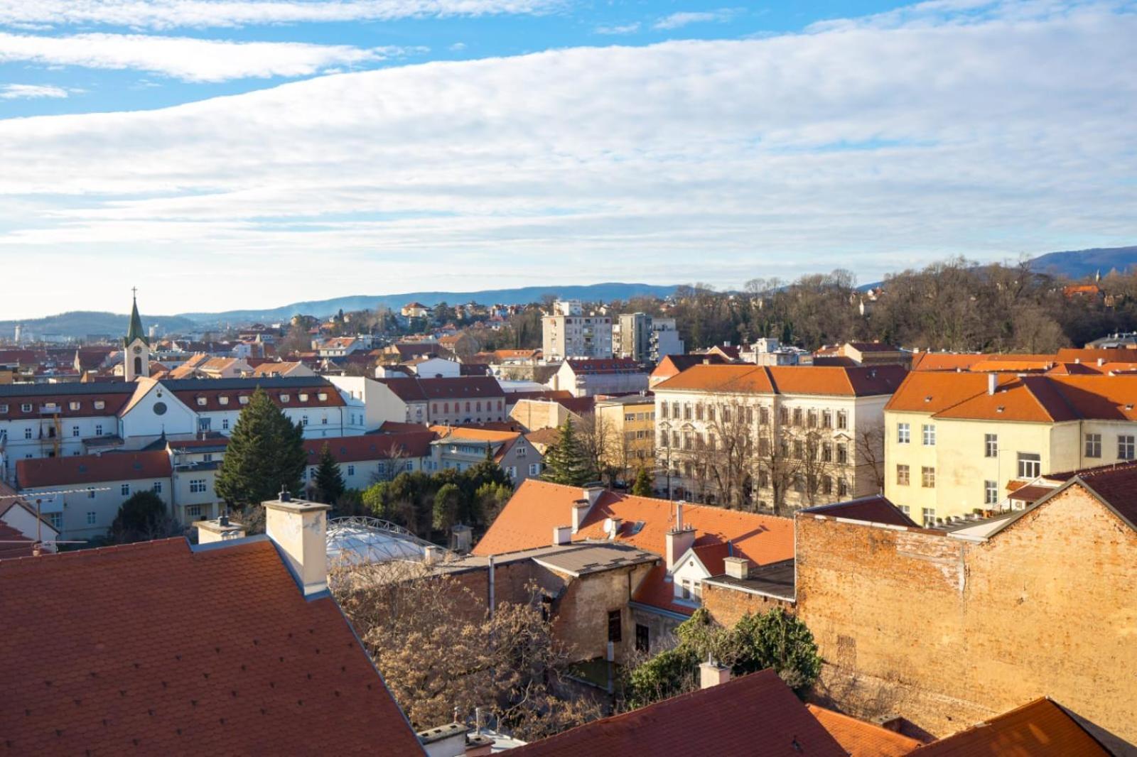 View Of Zagreb Lejlighed Eksteriør billede